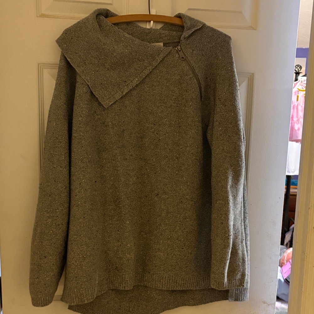 Talbots Gray Women's Sweater sz XL